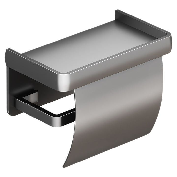Wall-mounted toilet paper box made of space aluminum LH0345