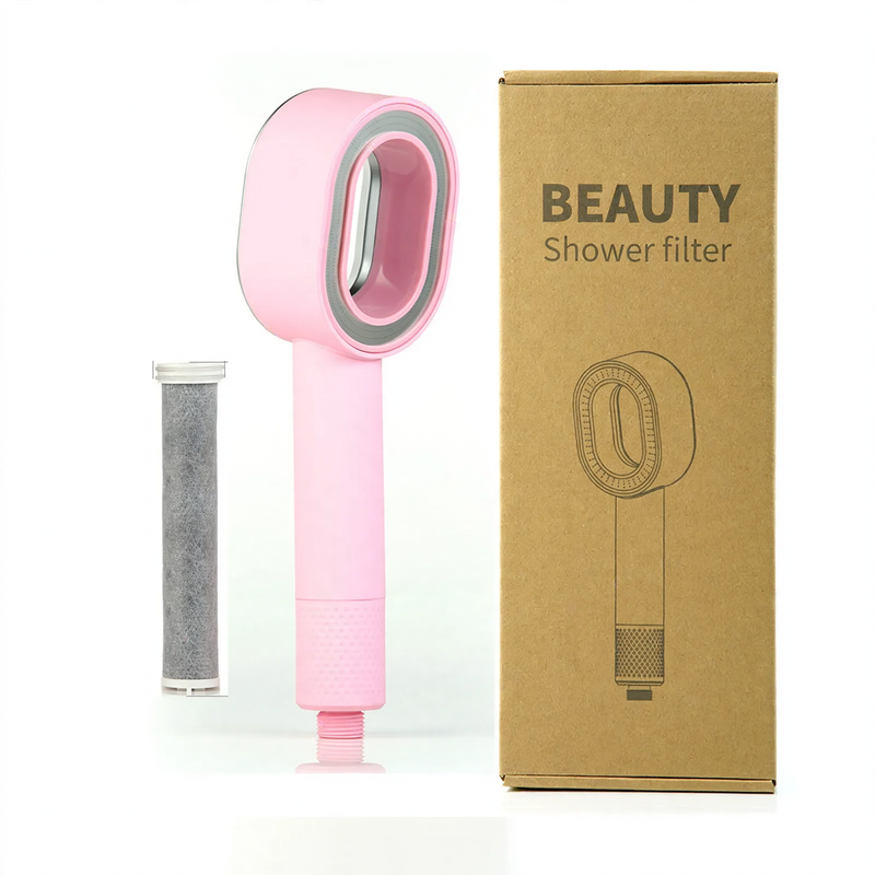 3-in-1 Shower head with massage function, plastic