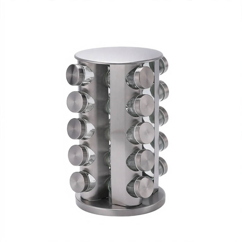 Rotatable coffee capsule organizer made of steel