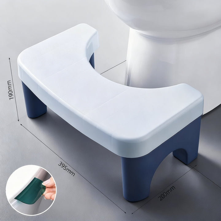 Plastic toilet stool