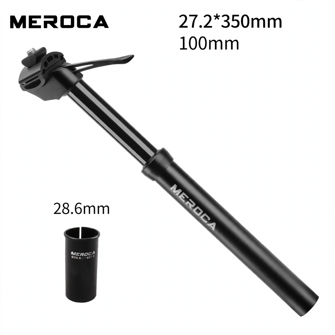 Aluminum seat post, 125 mm adjustable stroke, various diameters