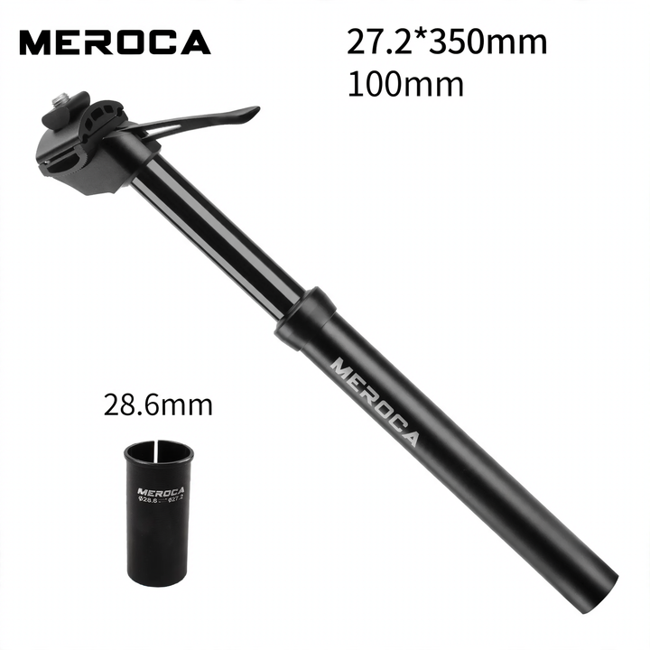 Aluminum seat post, 125 mm adjustable stroke, various diameters