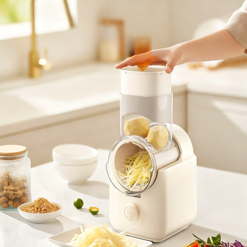 Electric vegetable cutter, multifunctional