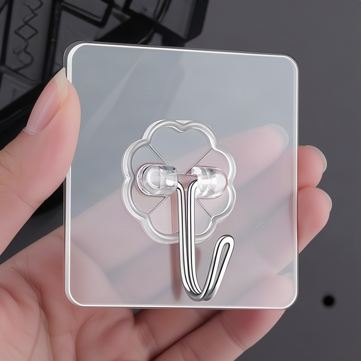 Plastic hook-and-loop fasteners, self-adhesive