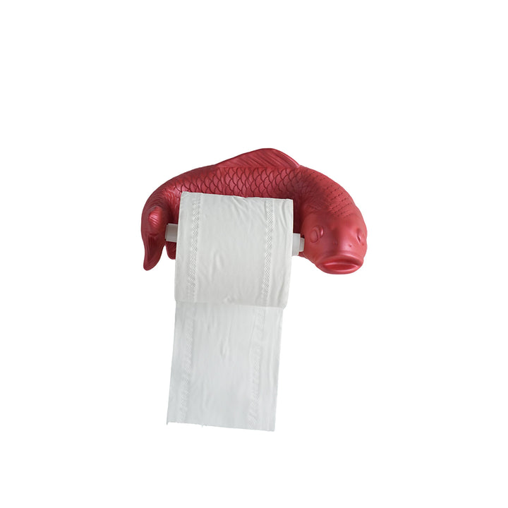 Carp-Paper Holder, wall-mounted, multicolored