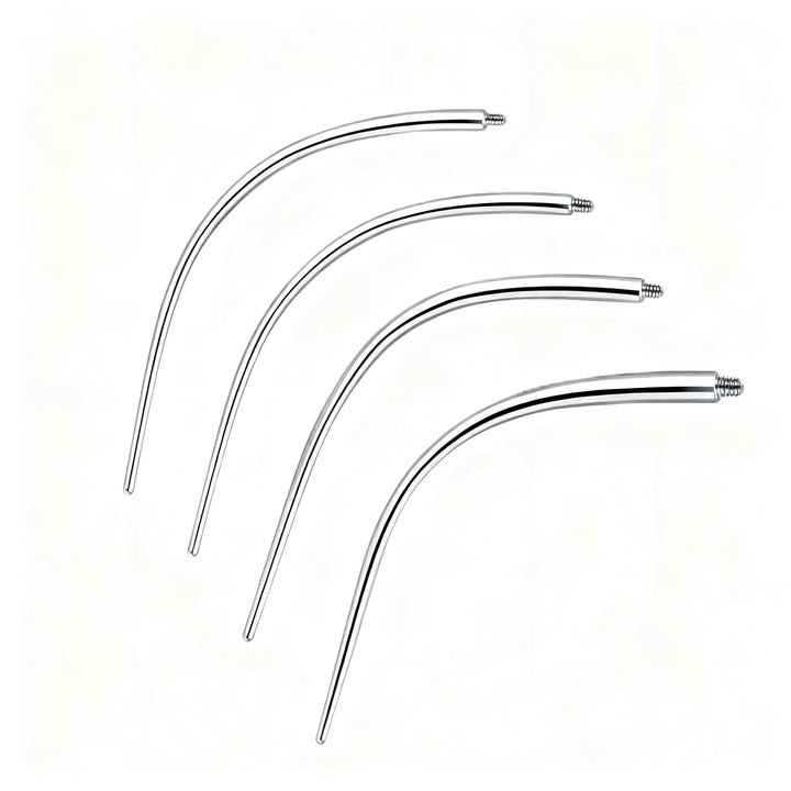 Titan-Piercing rod, flat base, internal thread