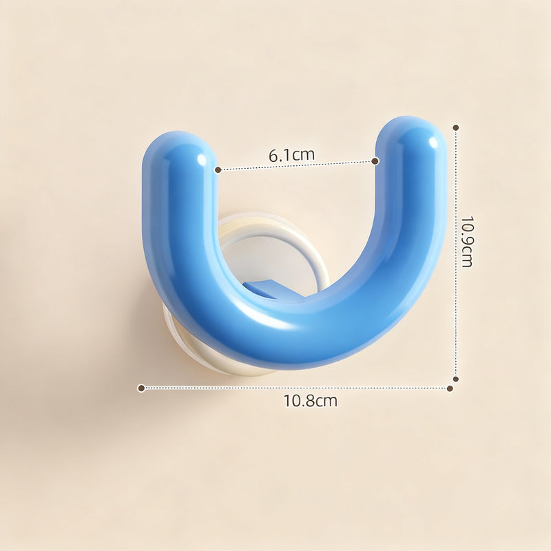 Suction cup slipper rack for bathroom