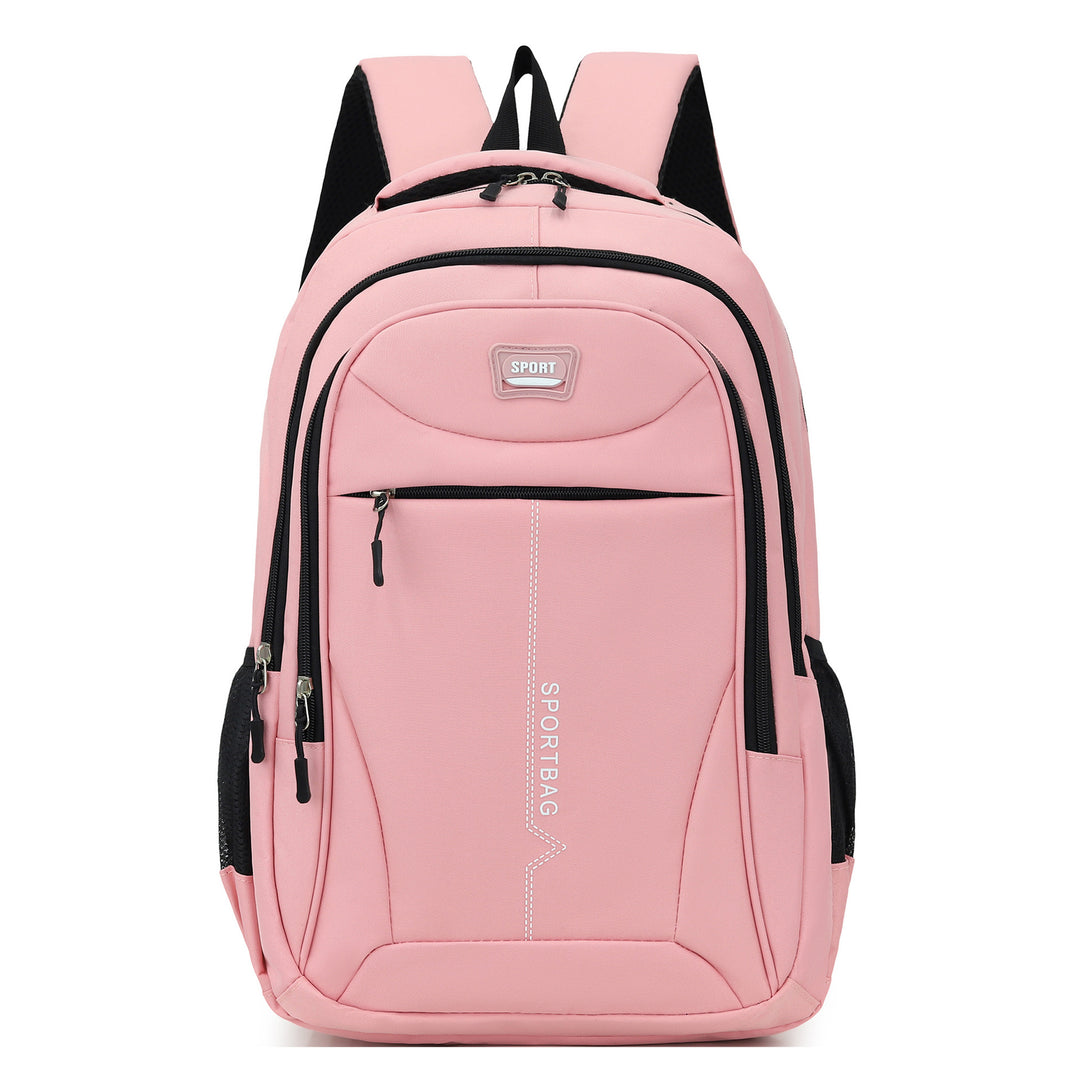 Backpack with letter print, PVC, 20–35 L, waterproof