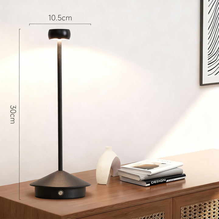 Mushroom bedside lamp with touch switch