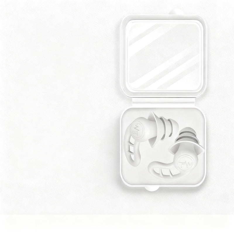 Silicone earplugs for sleeping and swimming