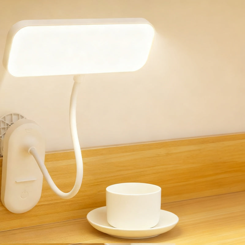 LED clamp light for desk and bed