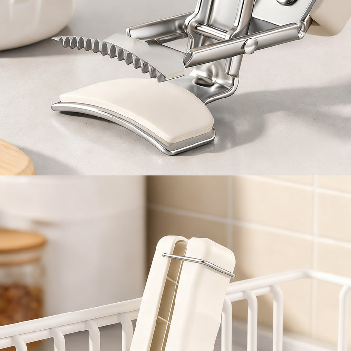 Stainless Steel Bowl Tongs with Heat Protection