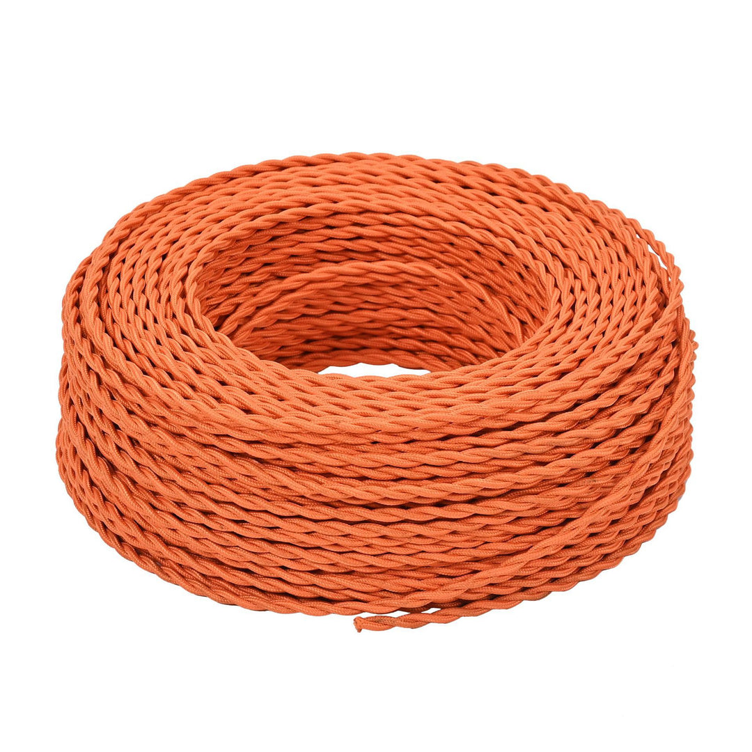 Textile-encased power cable 2×0.75 mm²