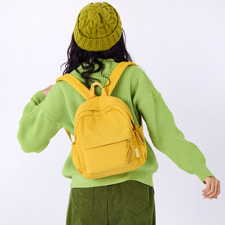 Cord-Backpack, small, ladies, durable