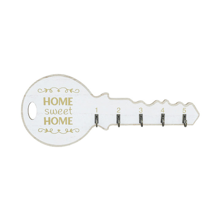 Wood key holder for the wall