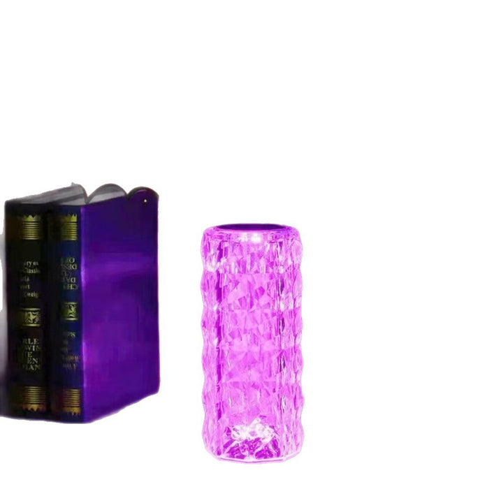 LED crystal light with color change and remote control