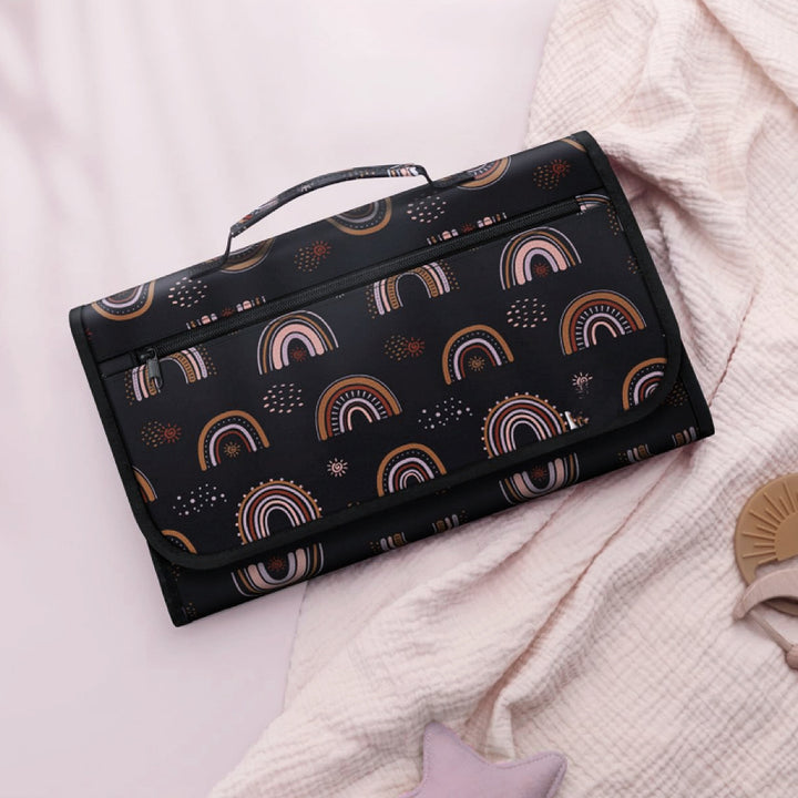 Portable changing mat, waterproof and foldable
