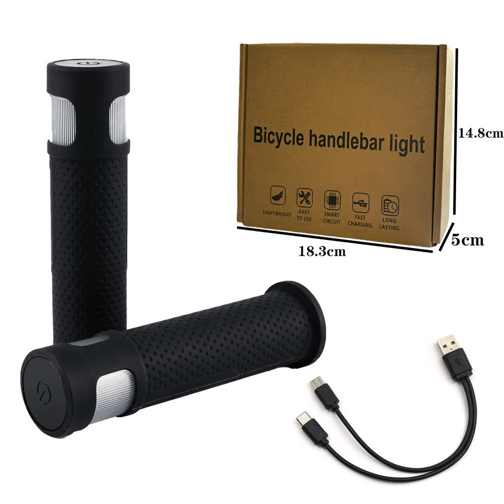 Bicycle grip light, USB-C, silicone, model G56