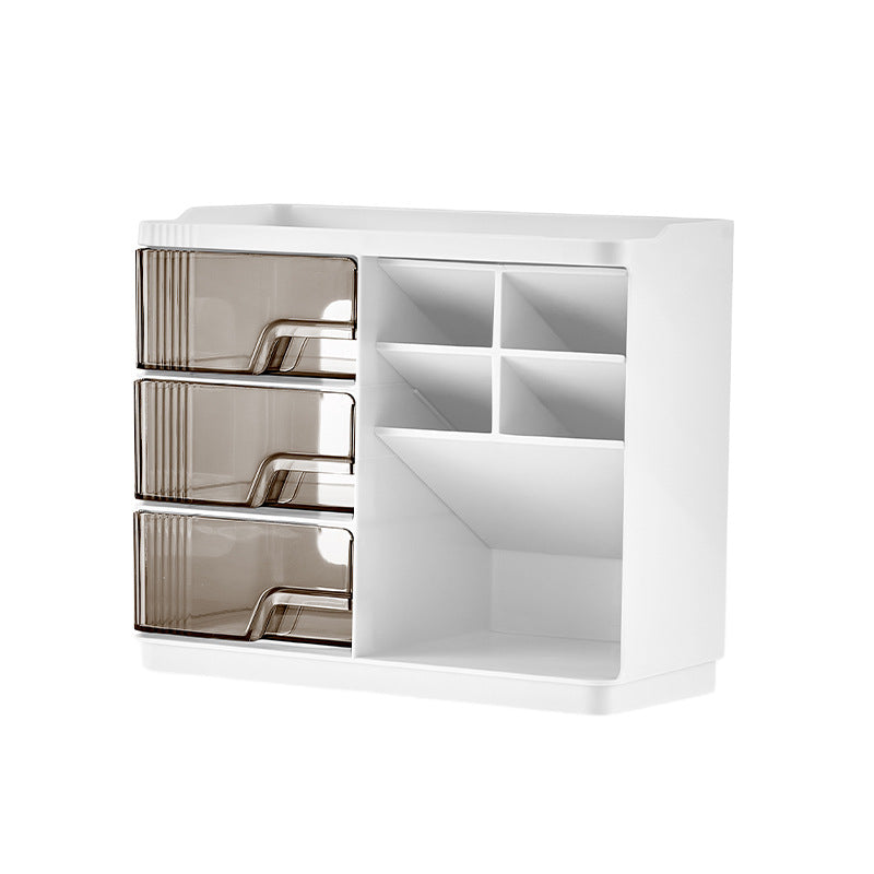 Desk storage box with drawers, model D2074