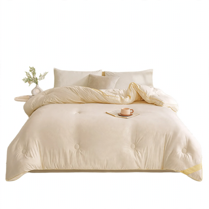Soy fiber quilt, two-piece, cotton