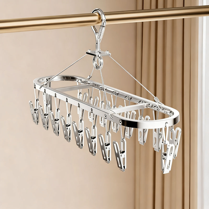 Sock dryer with aluminum frame