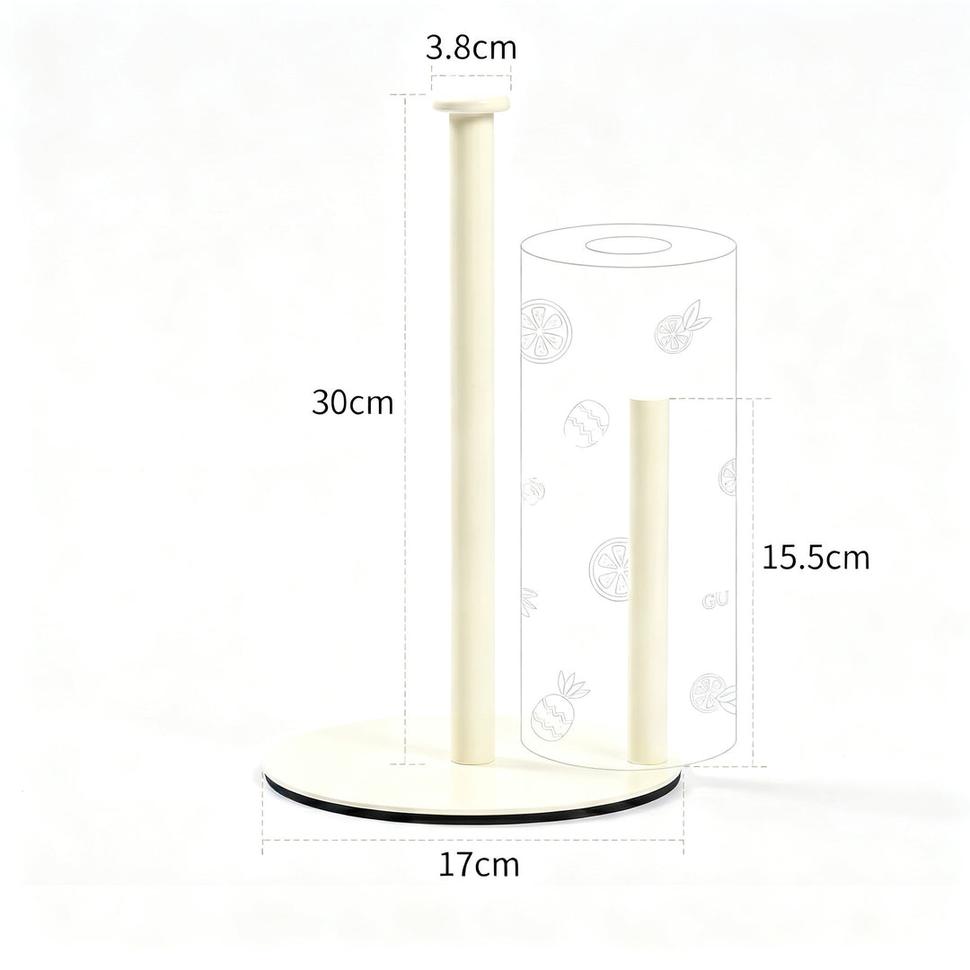 Stainless steel kitchen roll holder