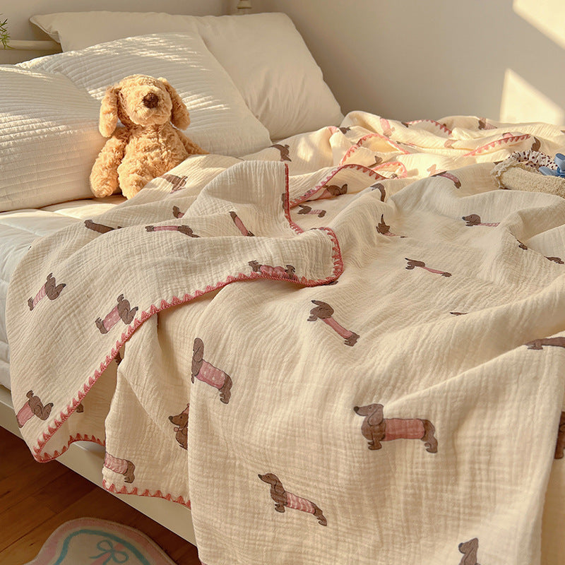 Cooling blanket made of cotton, 1000–1500 g