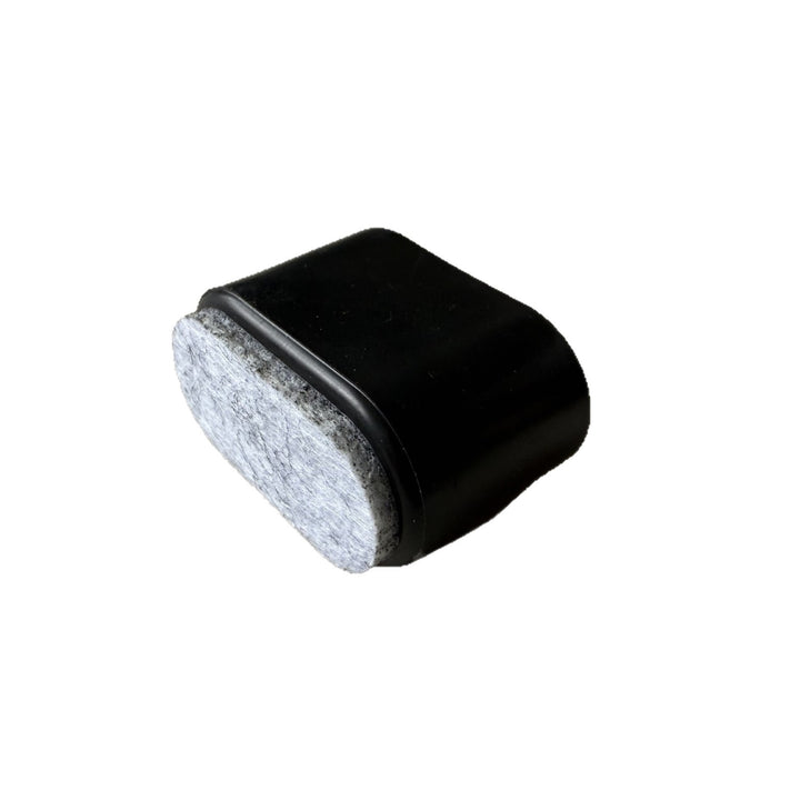 Furniture glides made of PVC with felt pad