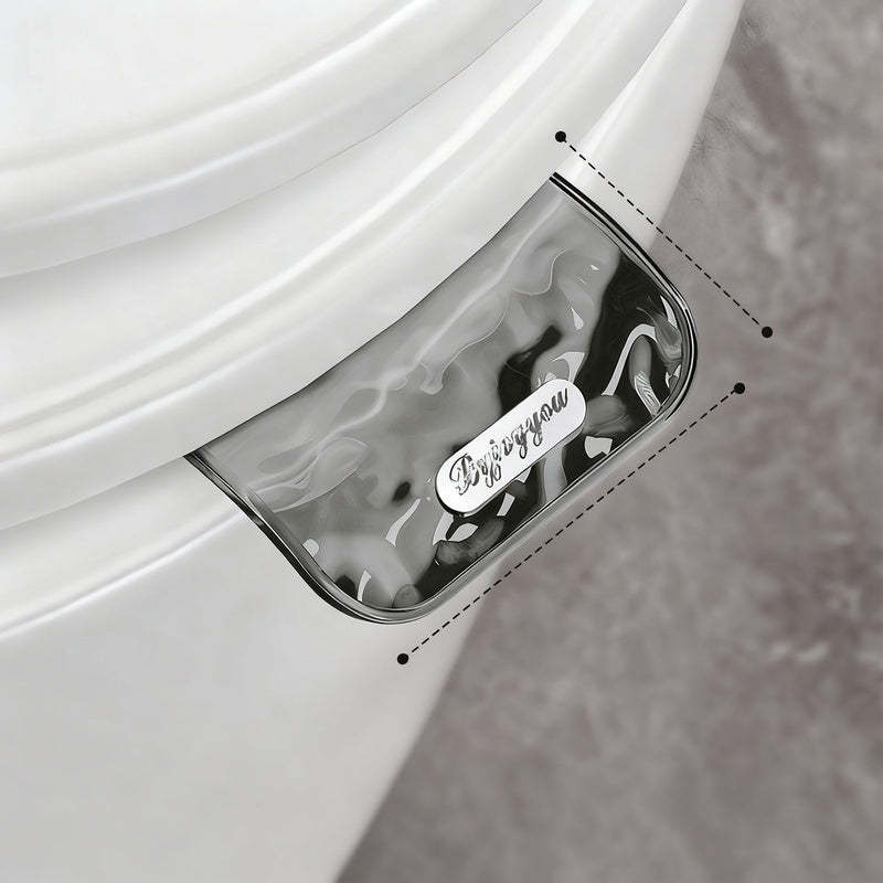 Toilet seat lever made of plastic