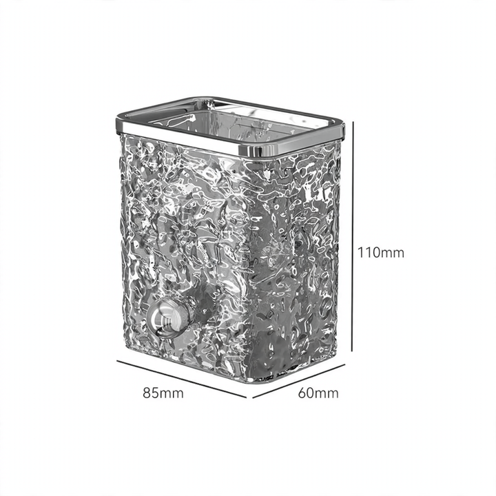 Wall-mounted storage box, self-adhesive
