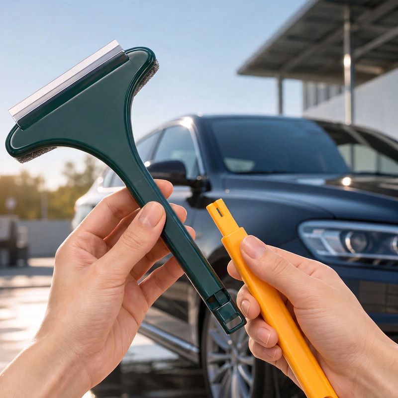 2-in-1 window and fly screen cleaning brush