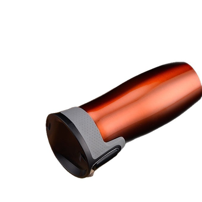 Double-walled stainless steel insulated mug