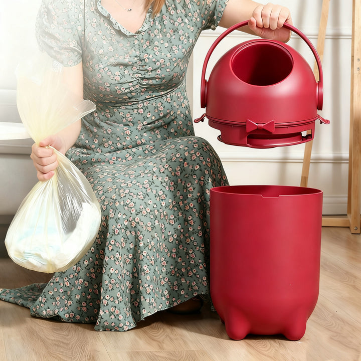 Diaper pail with lid, 12 L, odor-proof