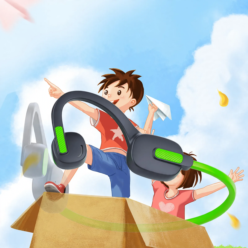 Open Bluetooth headphones for hanging