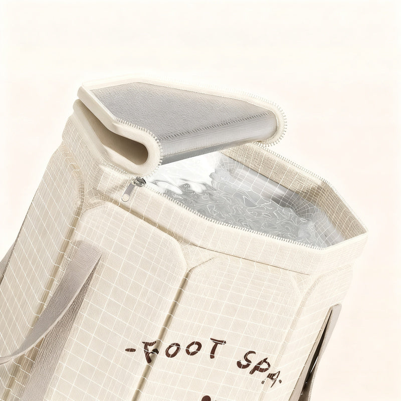 Portable foot bath made of PVC, foldable