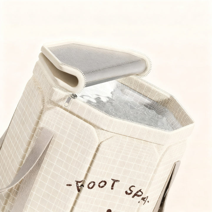 Portable foot bath made of PVC, foldable