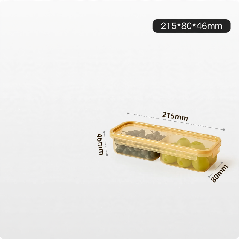 Plastic storage boxes, 200–900 ml