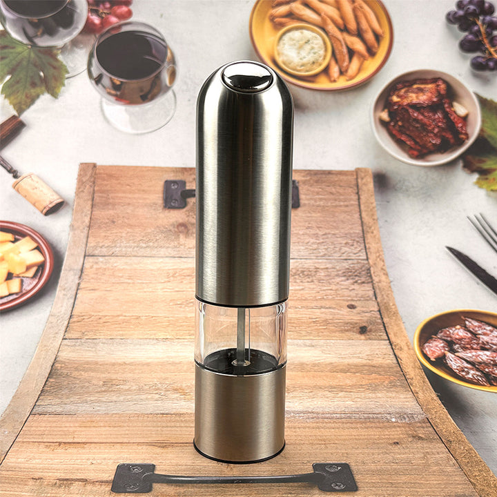 Electric Spice Mill Stainless Steel, rechargeable