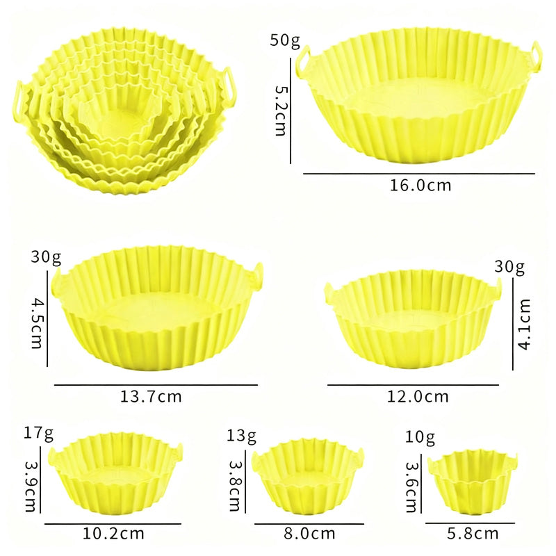 Silicone egg cups, round, 9×9×7 cm