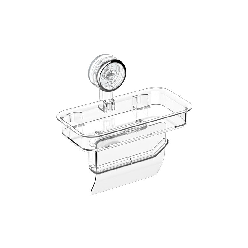 Bathroom paper holder with suction cup, plastic, YM.6992