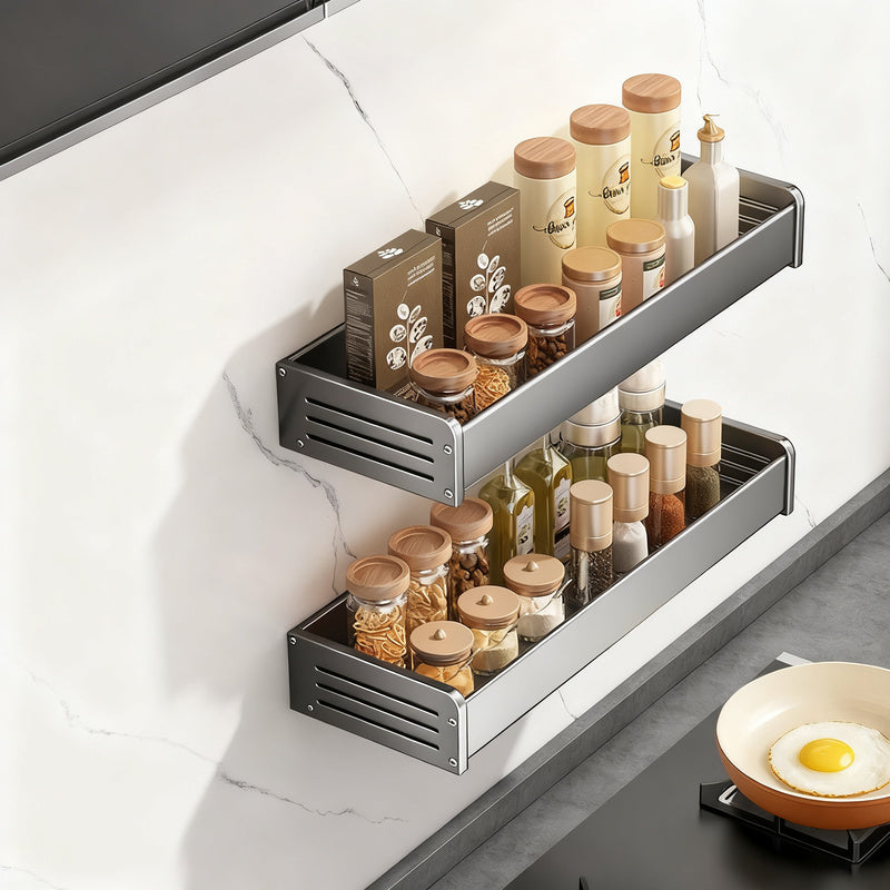 Stainless Steel Kitchen Wall Shelf