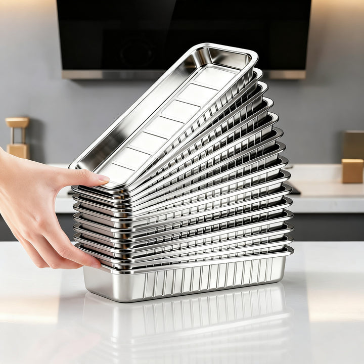 Disposable aluminum oil pan for extractor