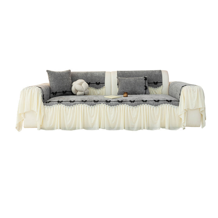 Chenille Sofa Throw, non-slip, various sizes