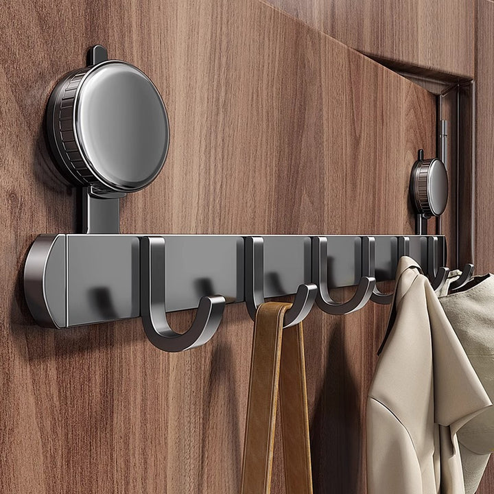 Aluminum suction cup wall hook, modern