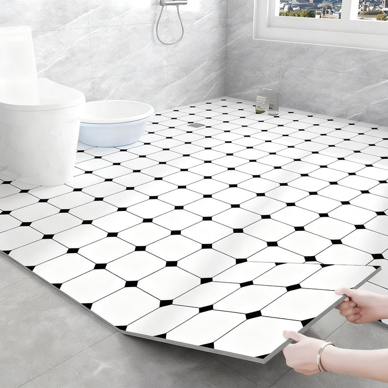 PVC flooring, self-adhesive