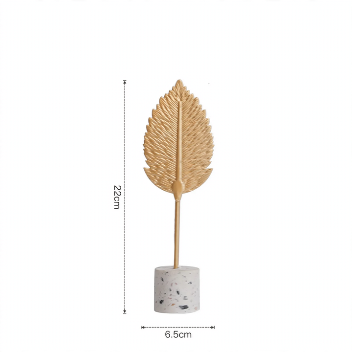 Iceflower decorative figure made of iron, modern