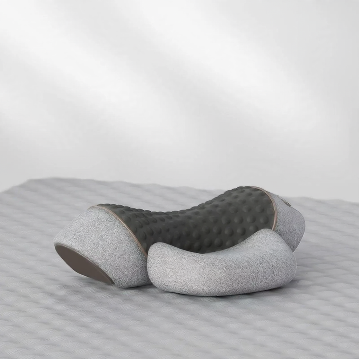 Multifunctional neck pillow with massage and heating function