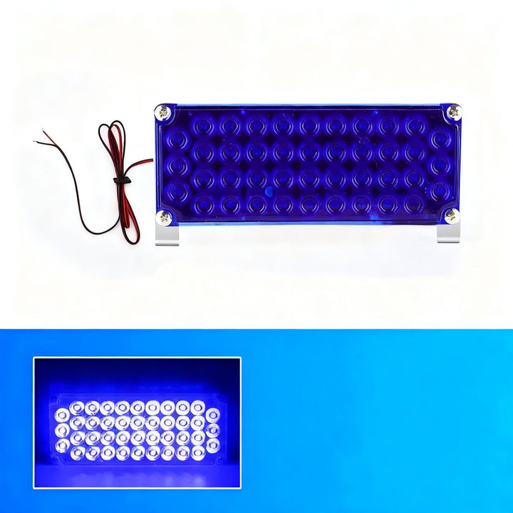 LED Flashlight, triangular, 12-24V