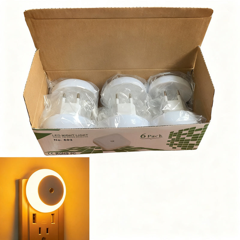 Night light with motion sensor, several colors