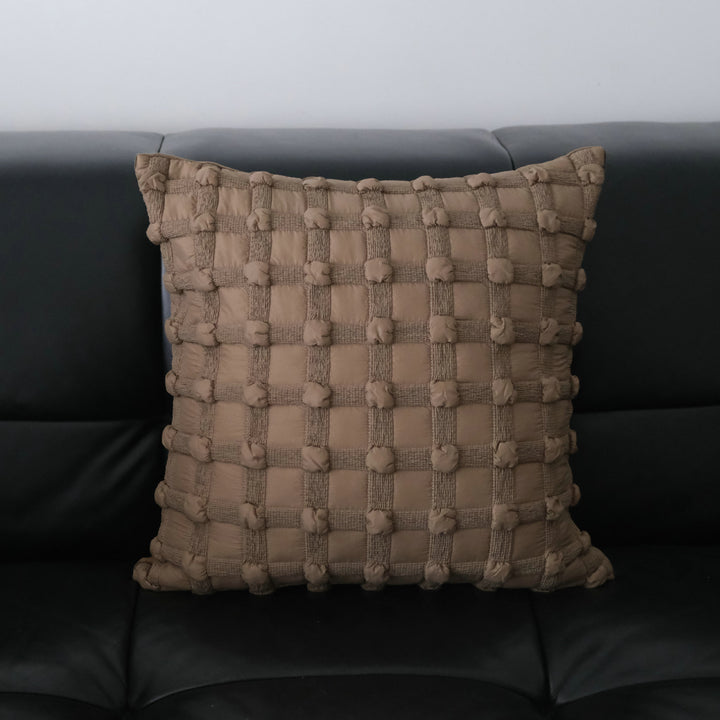 Decorative cushions with knitted cover, 30–50 cm